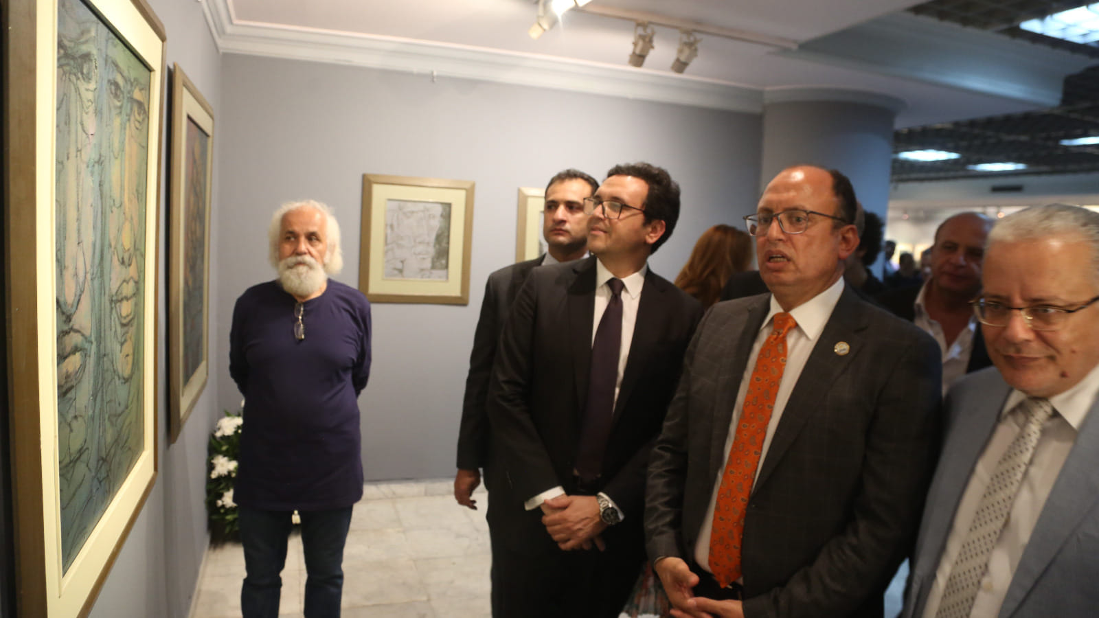 Minister of Culture inaugurates the "Generations Communication" exhibition at the Mohamed Mahmoud Khalil and his wife Museum.