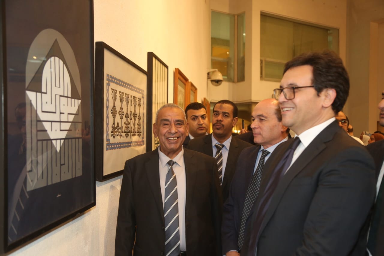 Minister of Culture inaugurates the activities of the ninth edition of the Cairo International Forum for the Art of Arabic Calligraphy